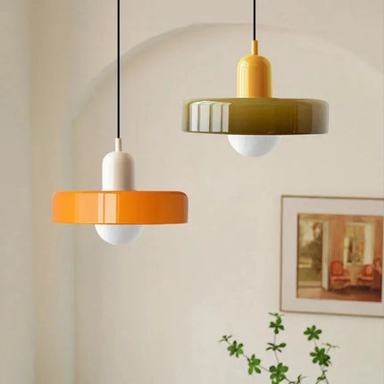 Nordische Retro-Glas-Pendelleuchte