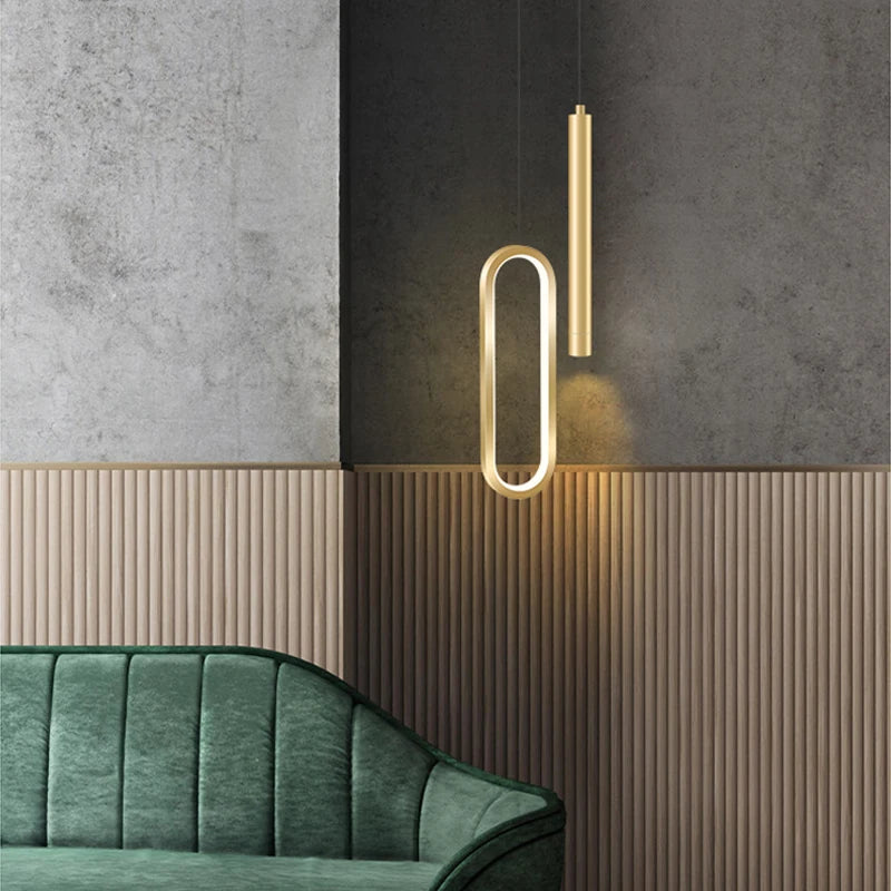 Double Nordic Minimalist LED Pendant Light