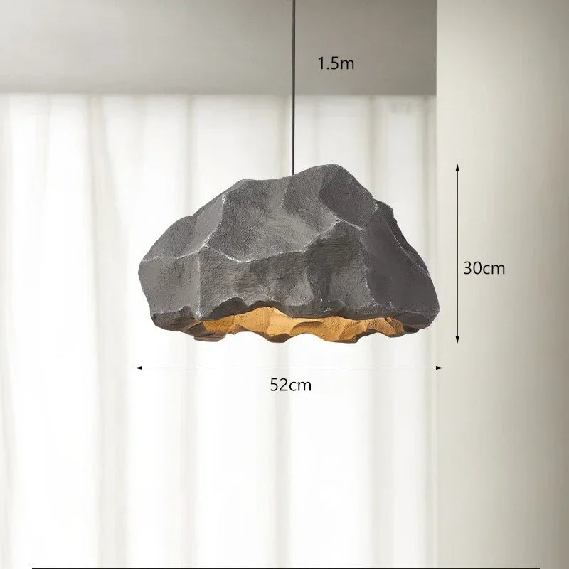 Nordic Creative Rock Effect Irregular Suspension