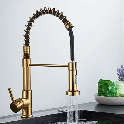 Gold Design Wasserhahn 360° Drehung