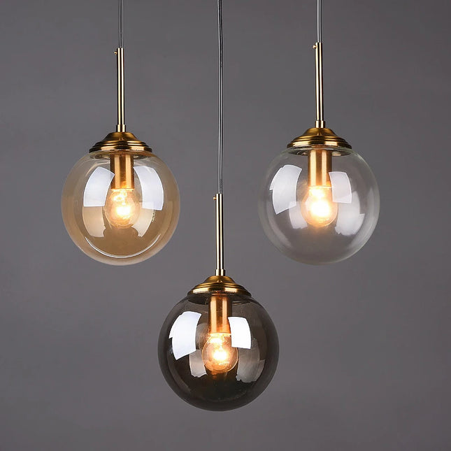 Nordic Water Drop Glass LED Pendant Light