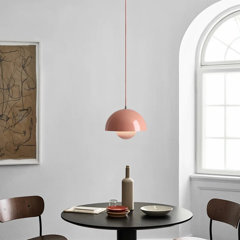 Nordic Colorful Mushroom Pendant Light