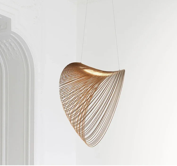 Creative Curved Bamboo Suspension