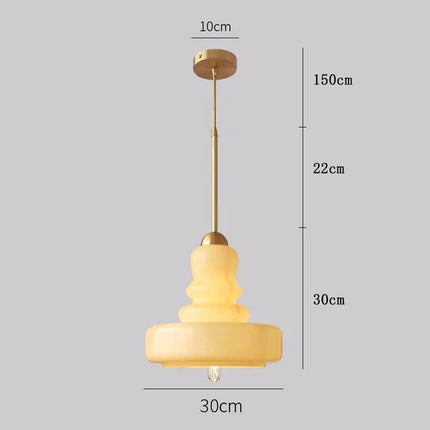 Nordic Creative Shape Glass Pendant Light