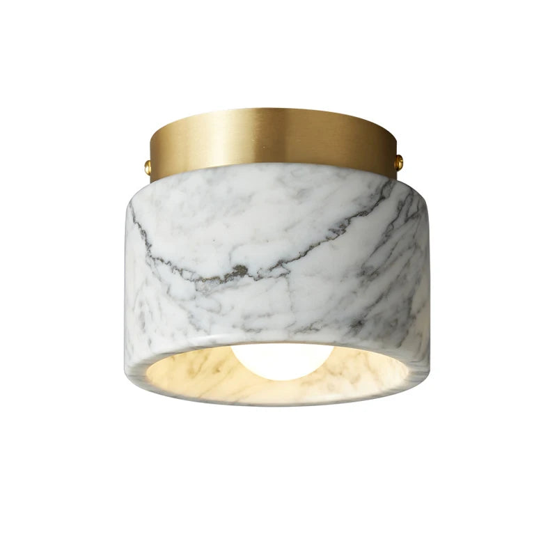 Circular Nordic Marble Ceiling Light