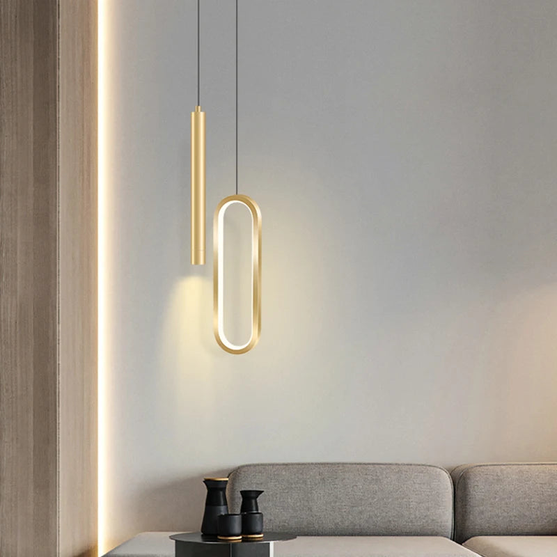 Double Nordic Minimalist LED Pendant Light