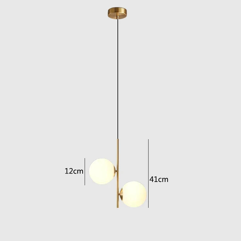 Suspension Bras Vertical Nordique Moderne LED