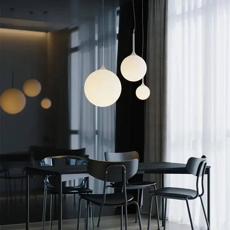 LED Hanging Glass Ball Lamp