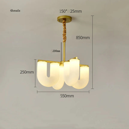 Nordic Design U-Shaped Chandelier