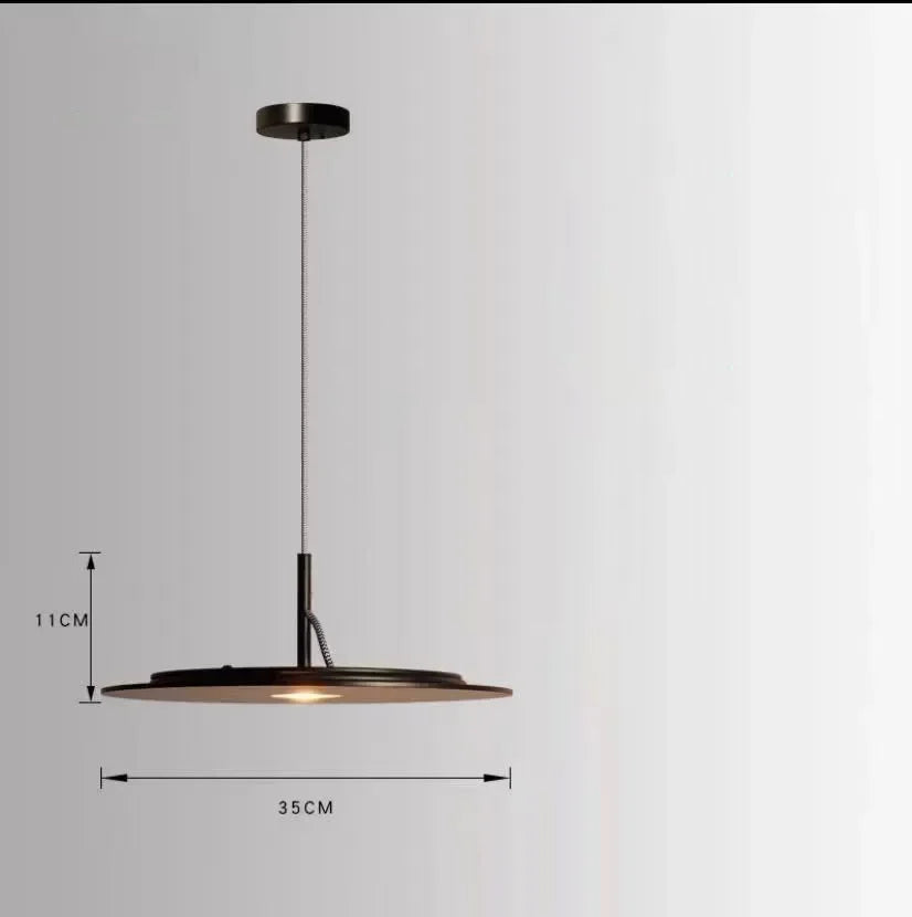 Italian Circular Flat LED Suspension