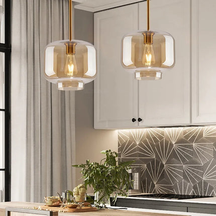 Nordic Minimalist Decorative Glass Pendant Light