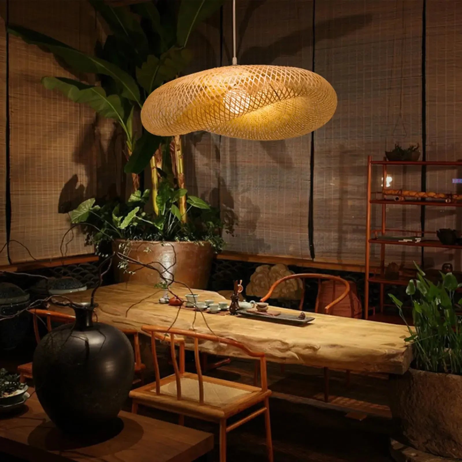 Handmade Bamboo Pendant Light