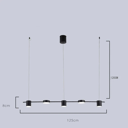 Nordische minimalistische LED-Kronleuchter-Pendelleuchte