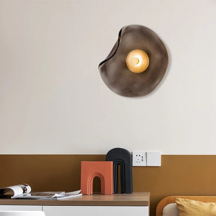 Modern Glass Circular Wall Light