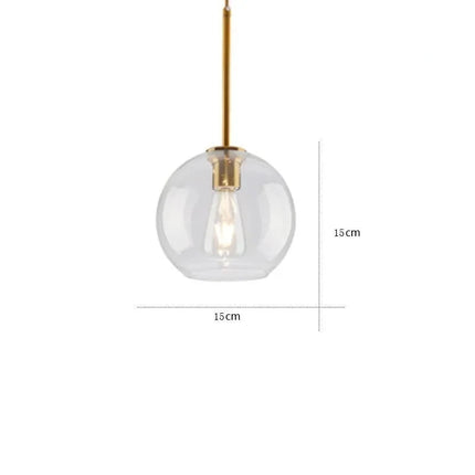 Nordic Minimalist Decorative Glass Pendant Light