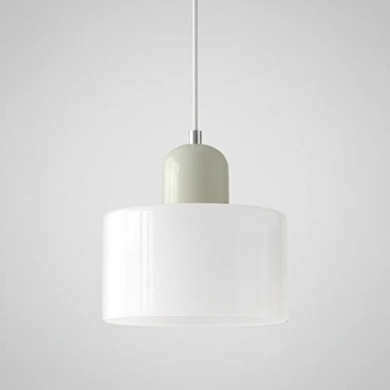 Nordische runde Glaspendelleuchte