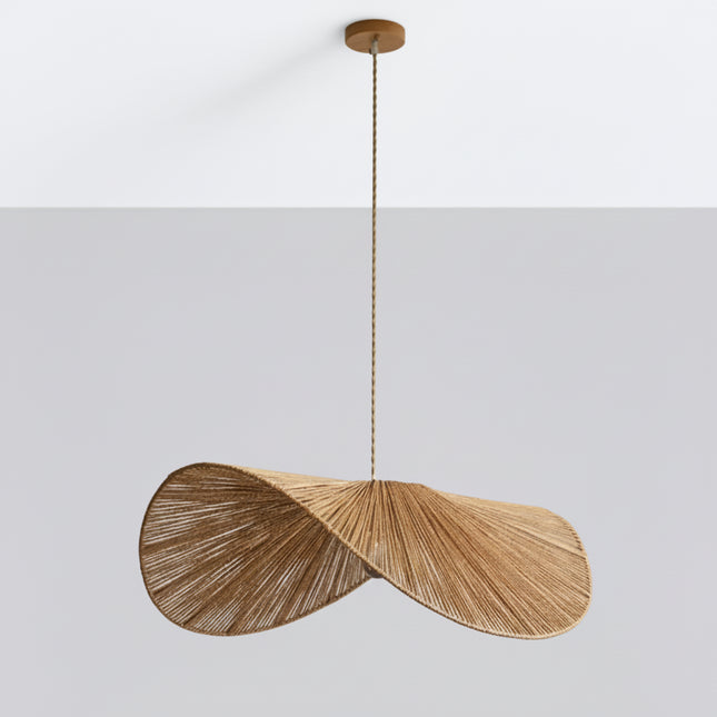 Natürliche Rattan-Pendelleuchte