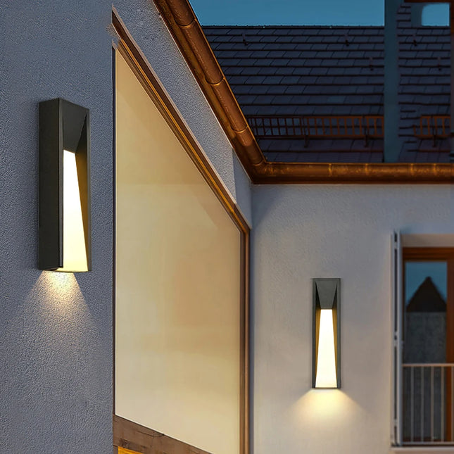 Applique Murale Extérieure Aluminium Noir
