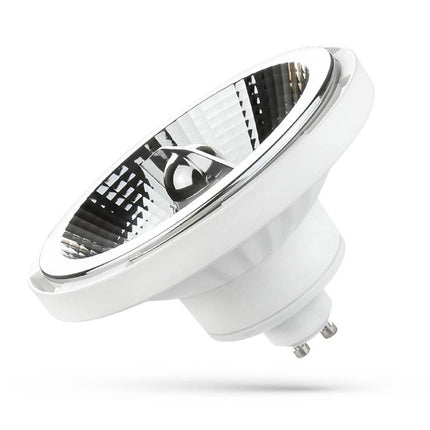 Ampoule LED AR111 culot GU10 4000K 12 W, packshot sur fond blanc