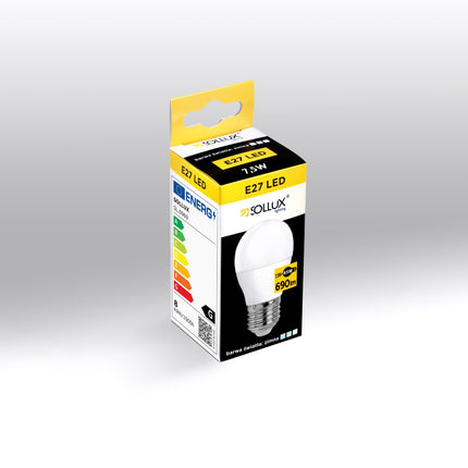 Detail du culot E27 de l'ampoule LED 7,5W 690 lumens