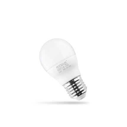 Ampoule LED E27 4000K blanc neutre posee sur fond neutre, vue packshot