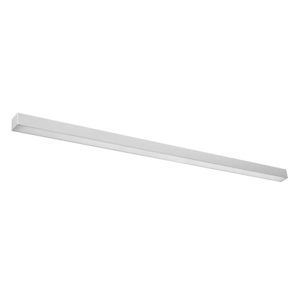 Applique barre moderne LED grise 150 cm, profil linéaire en aluminium, sur fond blanc