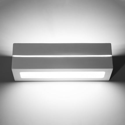 Applique murale Bloc Horizontal diffusant une lumière vers le haut et le bas