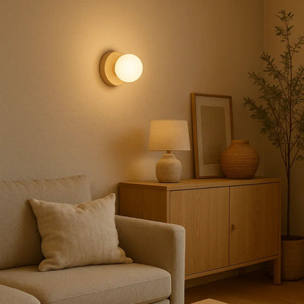 Nordic Ball LED-Wandleuchte
