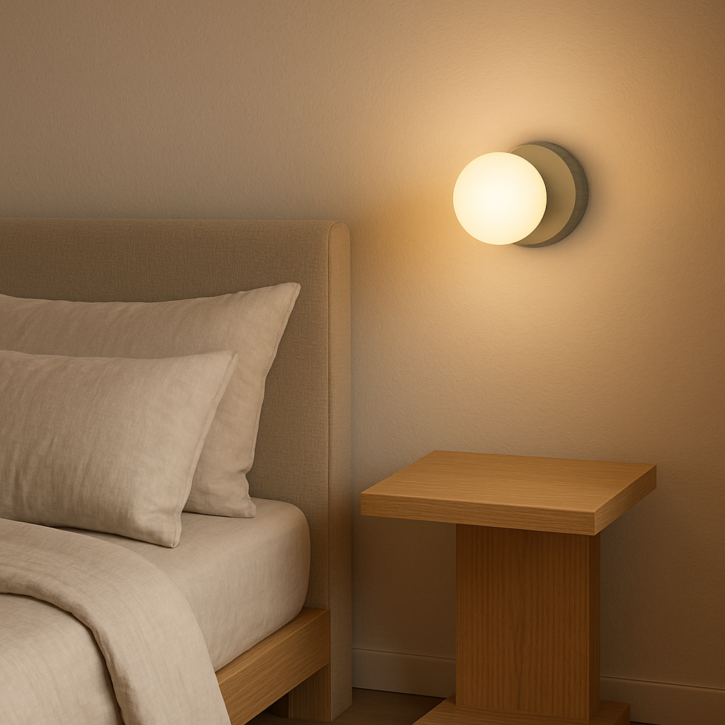 Nordic Glass Ball LED Wall Light