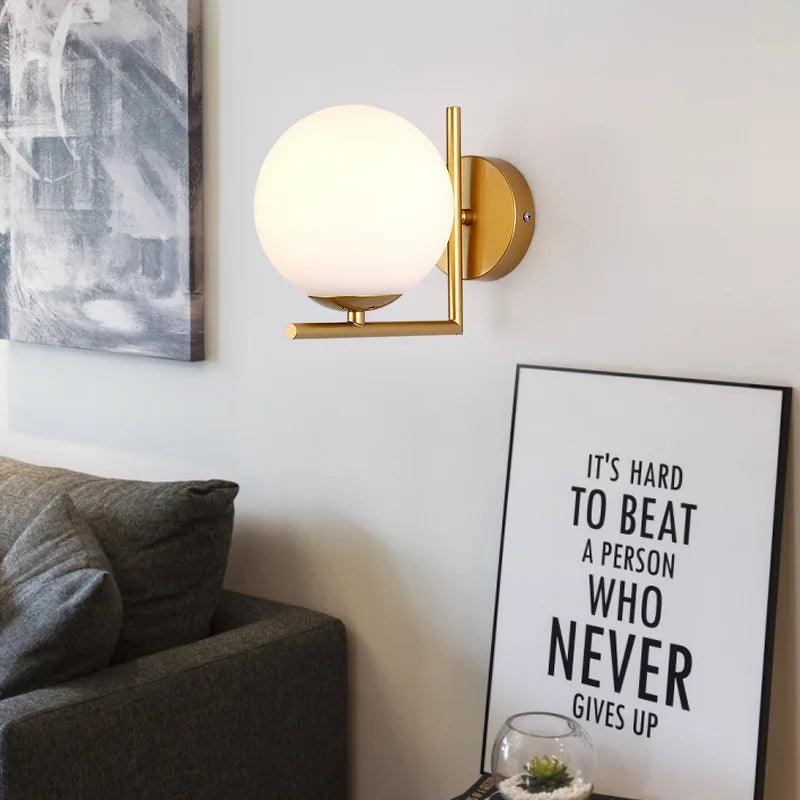 Dimensions Lámpara de pared LED circular nórdica