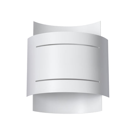 Applique murale Double Rampe Acier Blanc photographiée sur fond blanc, packshot produit Sovala.