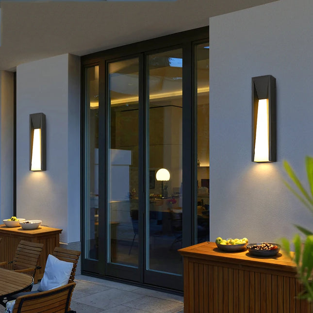 Applique Murale Extérieure Aluminium Noir