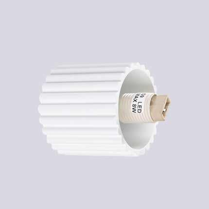 Détail du culot G9 LED max 8W de l'applique murale Halo blanche IP44
