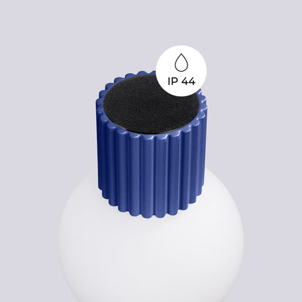Pictogramme IP44 signalant la protection contre les projections d'eau de l'applique Halo outremer