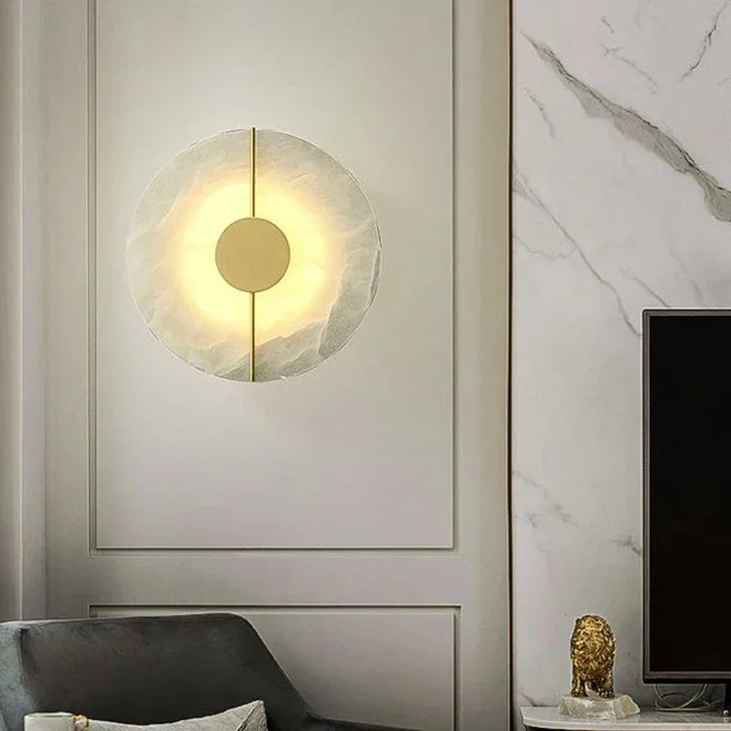 Dimensions Lámpara de pared LED de mármol nórdico