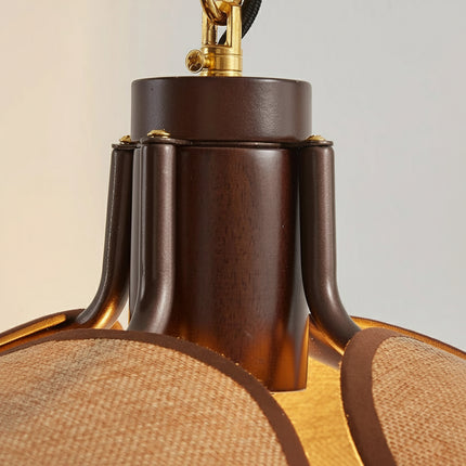 Applique murale japonaise Wabi-Sabi lin