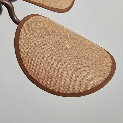 Applique murale japonaise Wabi-Sabi lin