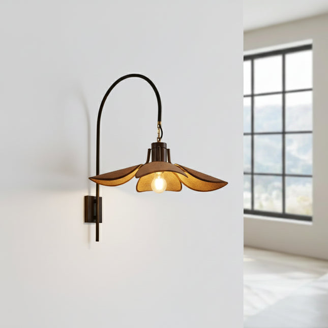 Applique murale japonaise Wabi-Sabi lin