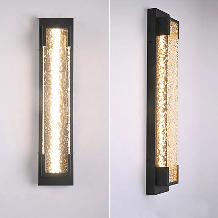 LED Cascade Steel Wall Light
