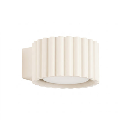 Applique murale Aura beige, packshot sur fond blanc