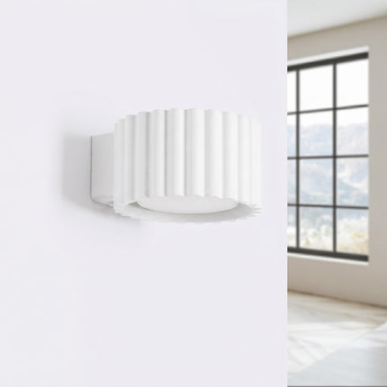 Applique murale Aura blanc, vue en situation