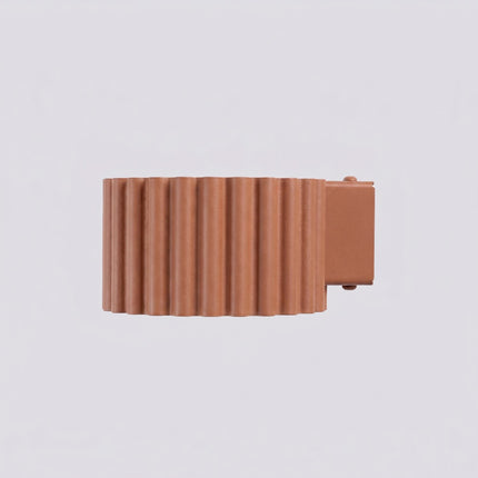 Applique murale Aura moka, packshot de trois quarts