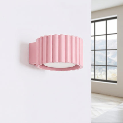 Applique murale Aura rose poudré, vue en situation