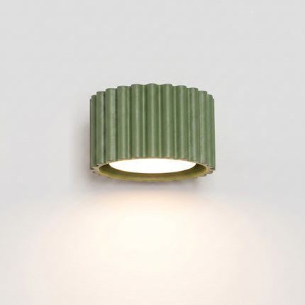 Applique murale Aura vert olive, vue de détail