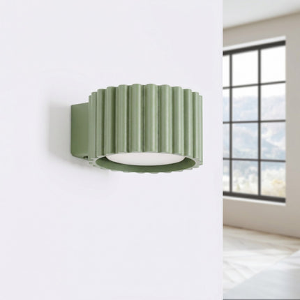 Applique murale Aura vert sauge, vue en situation