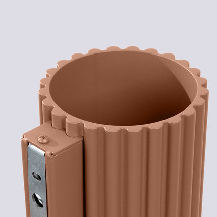 Interieur de l'applique Aura Moka revelant la douille G9 pour ampoule LED