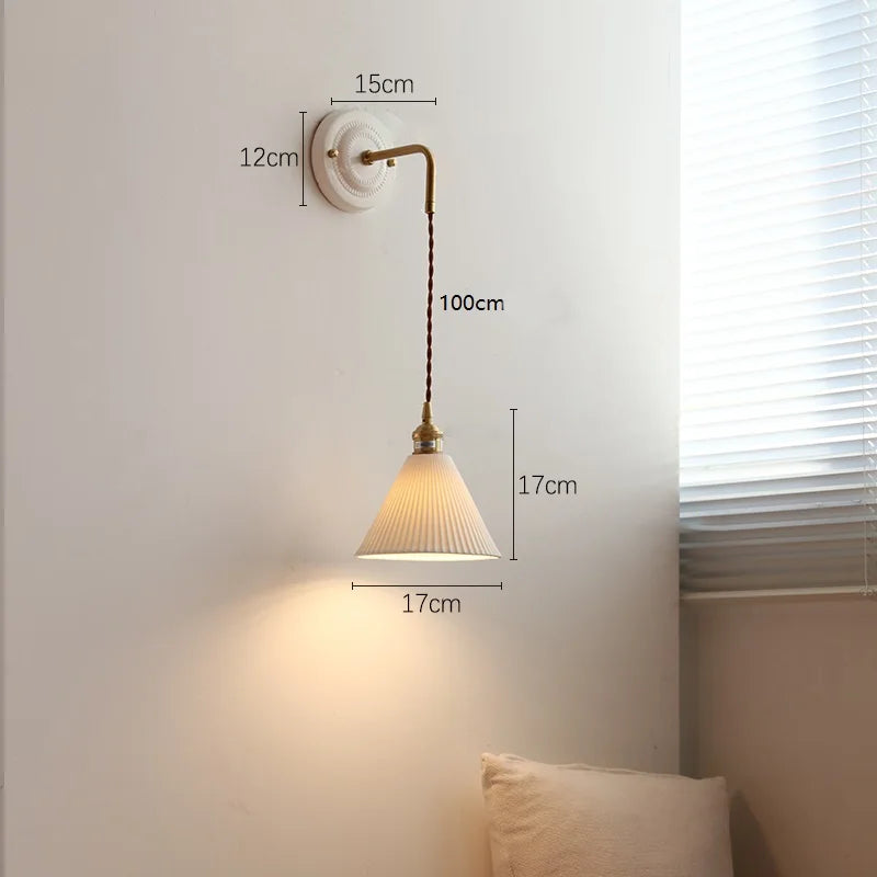 Dimensions LED-Wandleuchte aus Keramik zum Aufhängen