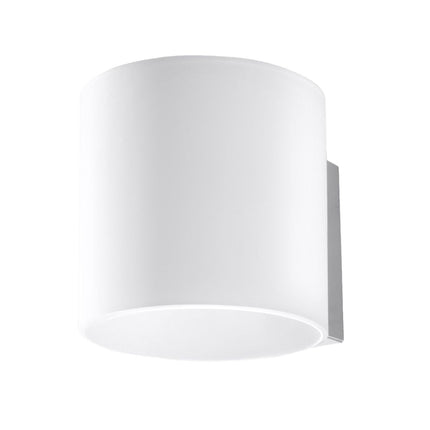 Applique Murale Cylindre en Verre sur fond neutre