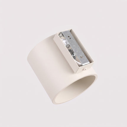Applique Murale Cylindrique beige clair, détail du système de fixation
