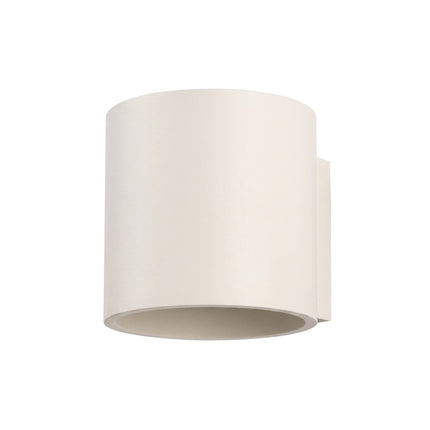 Applique Murale Cylindrique beige clair, packshot sur fond blanc